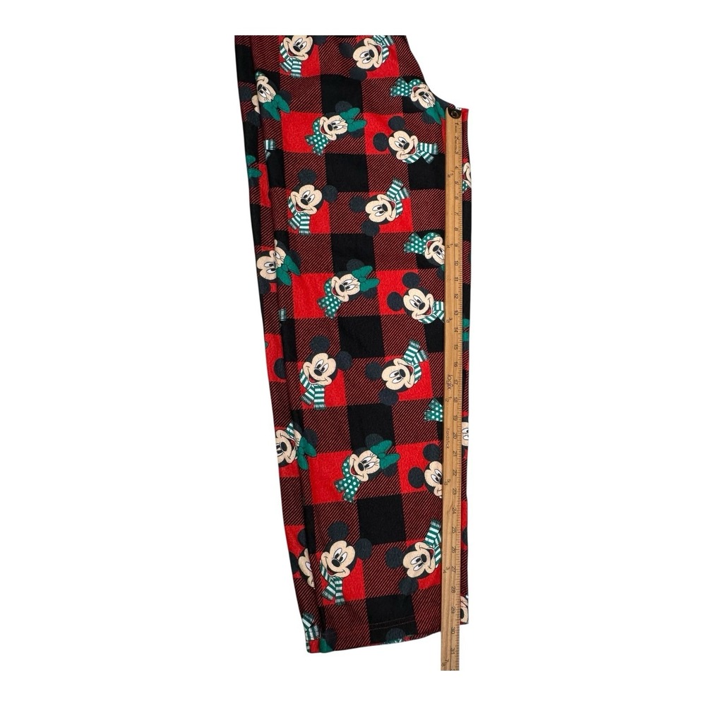 Disney Mickey Mouse Christmas 2 Pc Pajama Set Womens L Long Sleeve Top & Pant - Picture 9 of 12